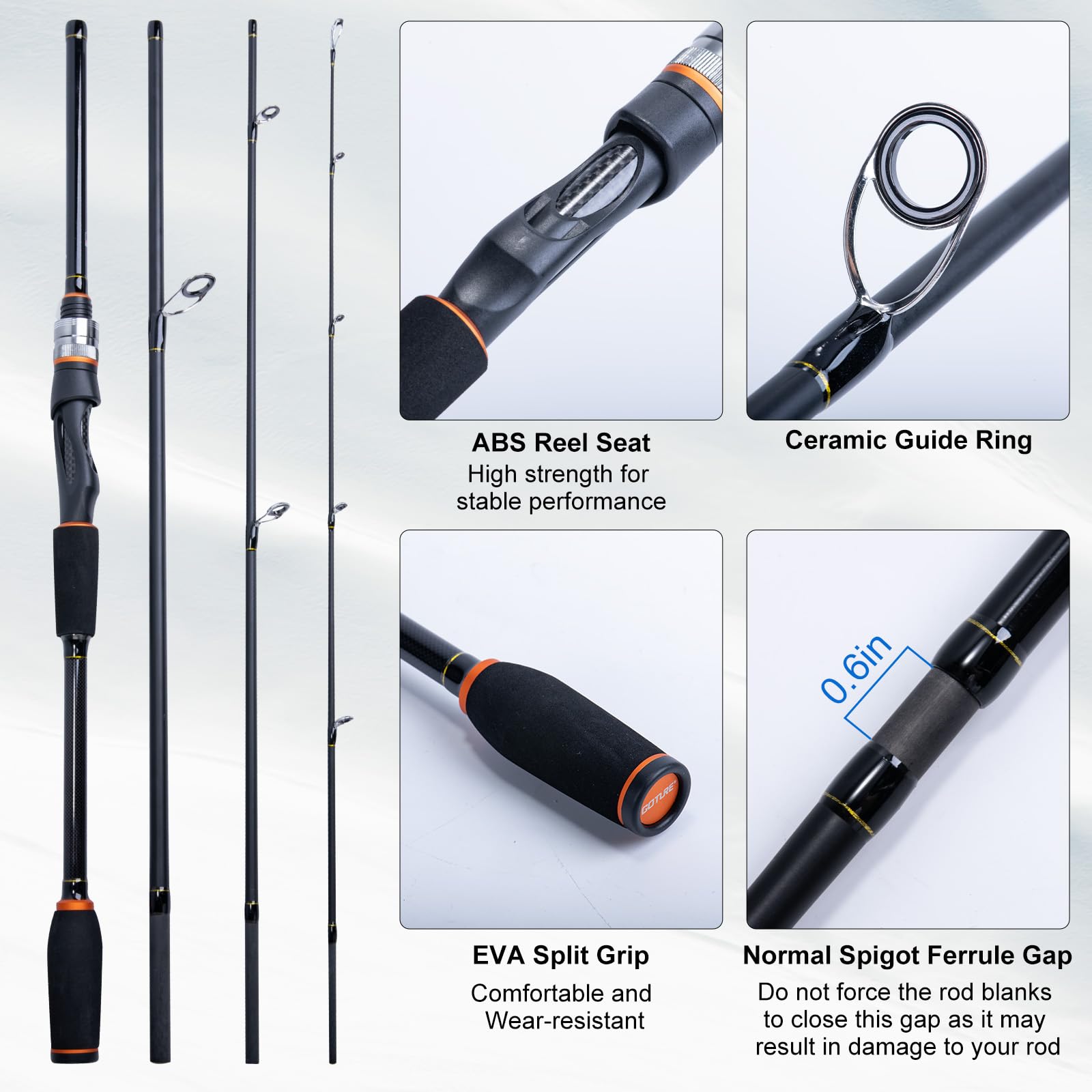 Goture Portable Spinning Fishi - Reel Bag 评论和价格