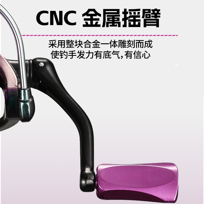 Colorful Purple Spinning Fishi - Trolling Reel 评论和价格