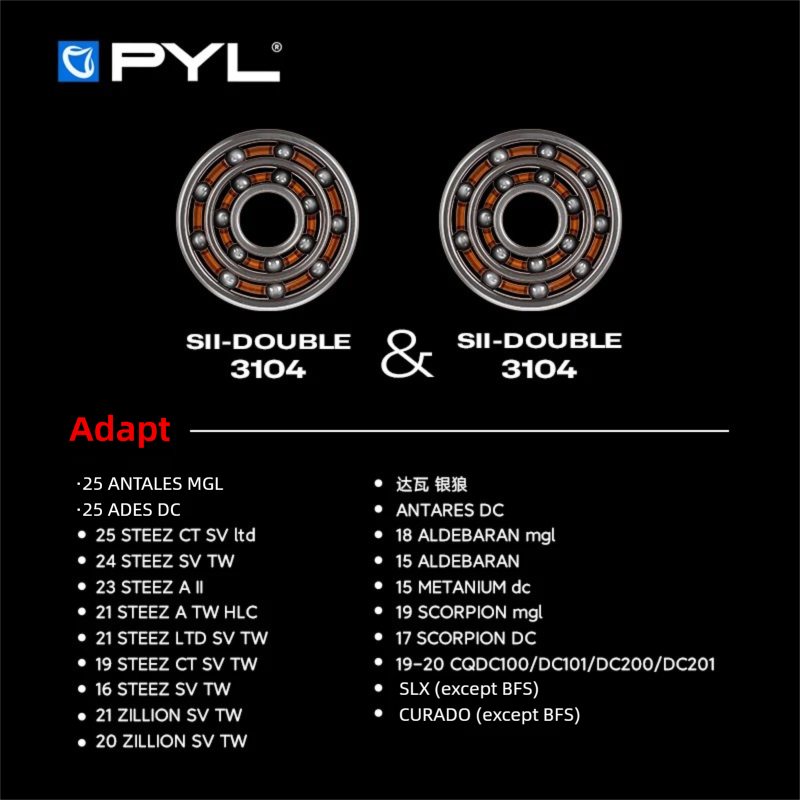 PYL SII Double Semi Ceramic Ba - Reel Spare Spool 评论和价格