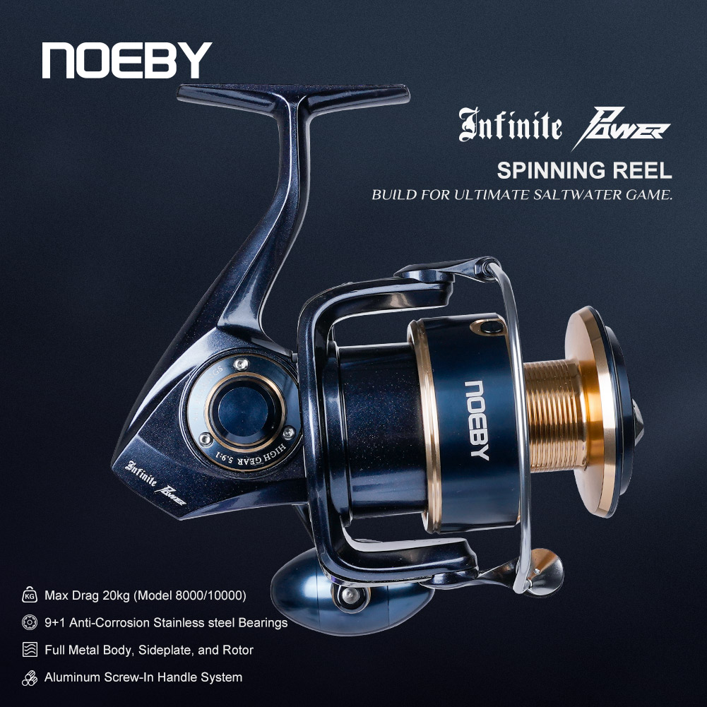 Noeby Infinite Power Spinning  - Surf Reel 评论和价格