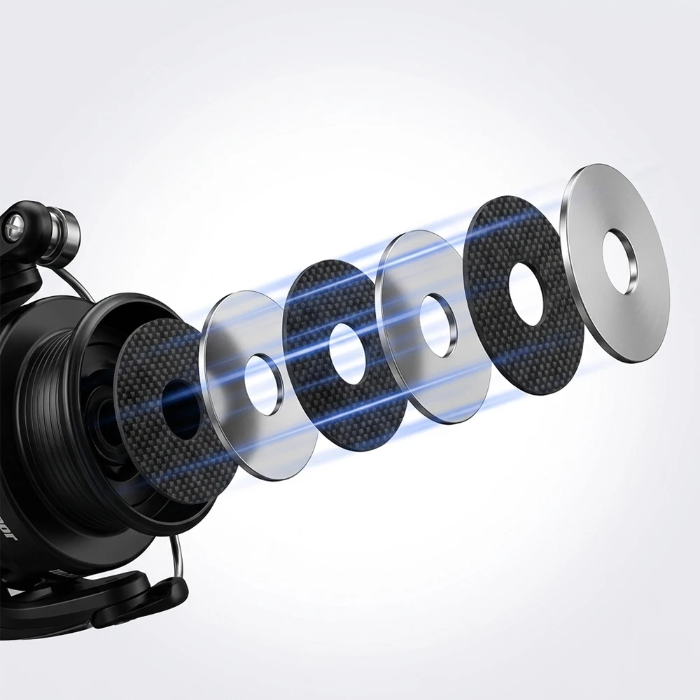 Huidiao Fishing Reel Carbon Fi - Spincast Reel 评论和价格