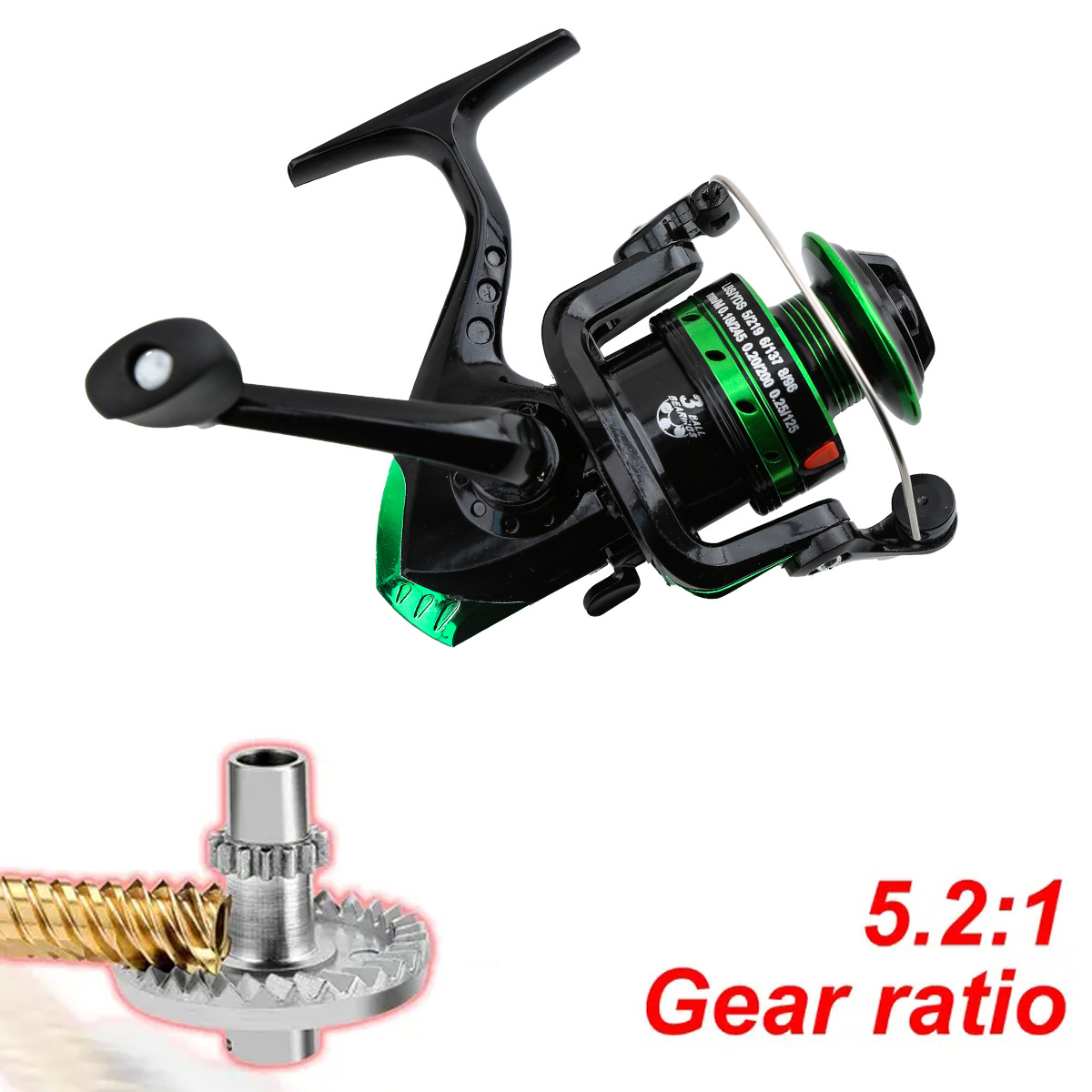 Metal Spinning Reel 5.2:1 Gear - Trolling Reel 评论和价格