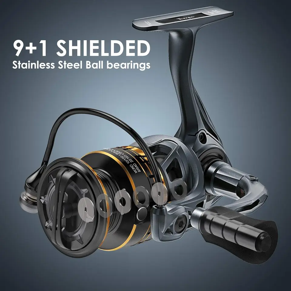Spinning Reel, 9+1 BB Incredib - Spinning Reel 评论和价格