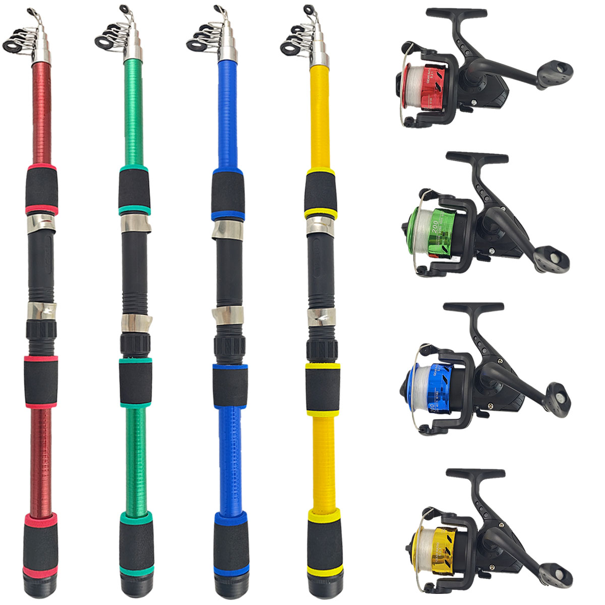 Mini Telescopic Sea Fishing Ro - Reel Bag 评论和价格