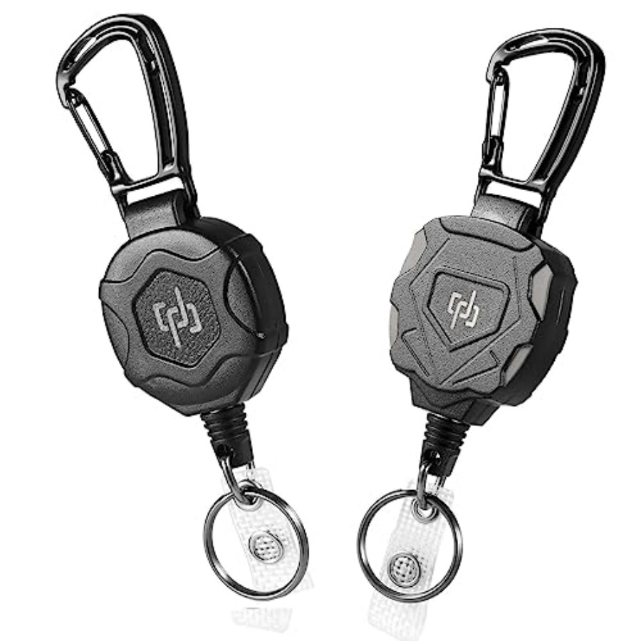 2 Pack Retractable Keychain He - Conventional Reel 评论和价格