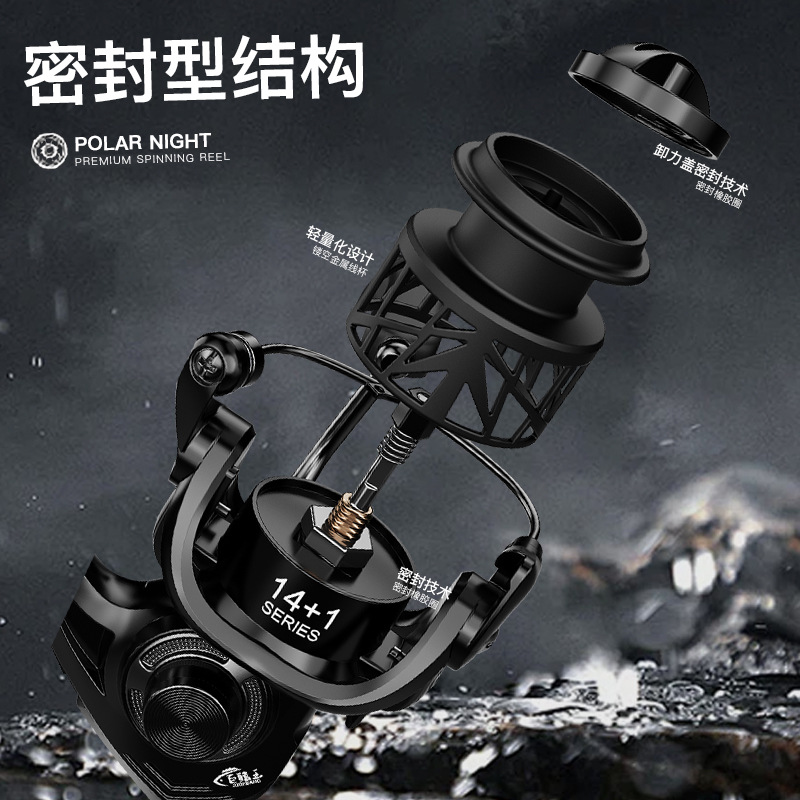 Ultralight Shallow Spool Micro - Ice Fishing Reel 评论和价格