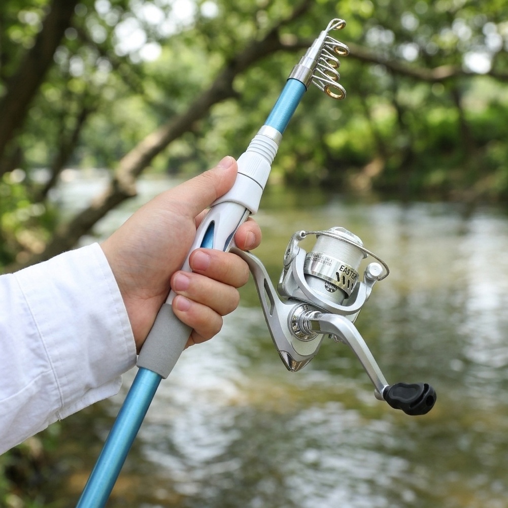 Blue White 1.8M Fishing Rod Re - Reel Bag 评论和价格