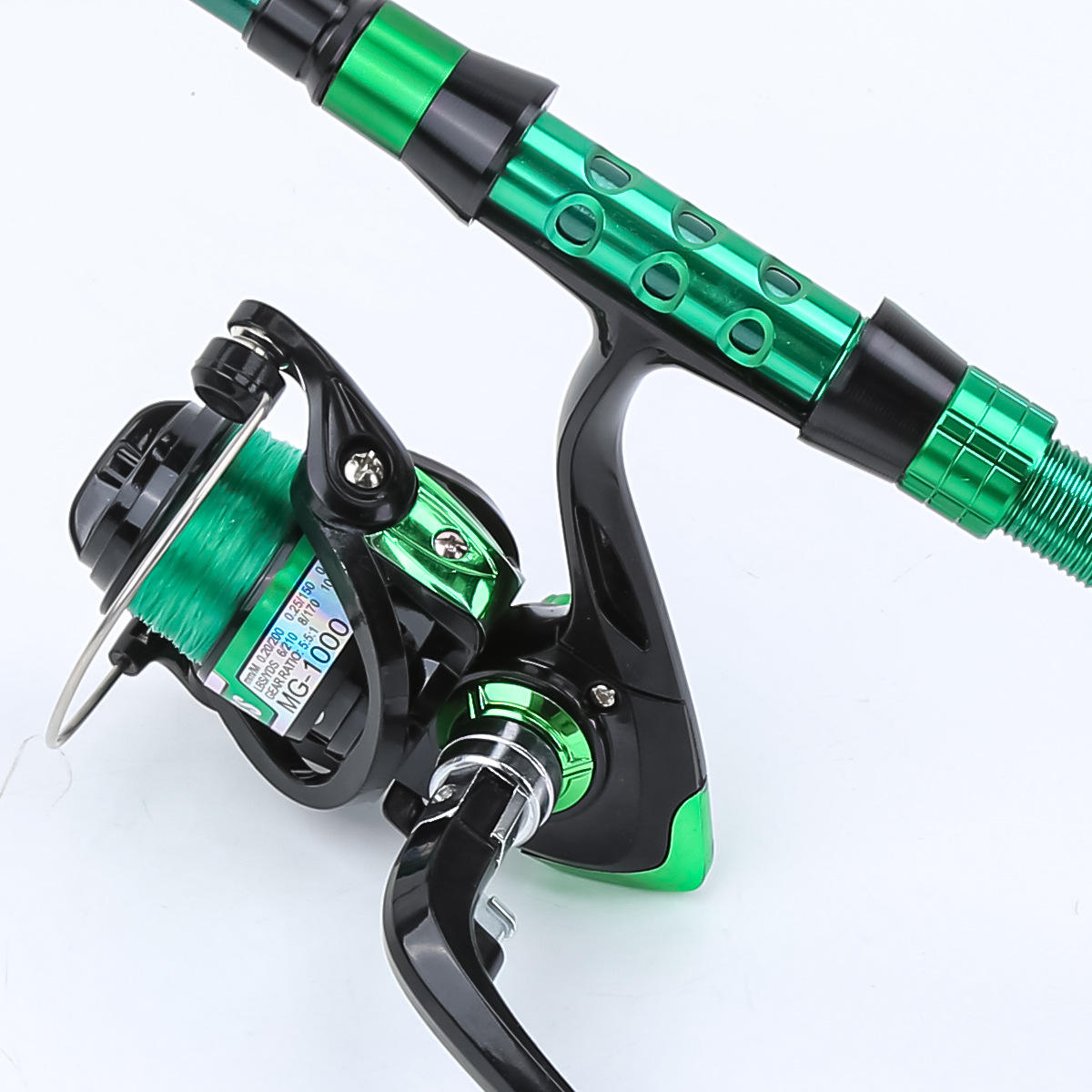 1.8 Meters Green Carbon Fiber  - Conventional Reel 评论和价格