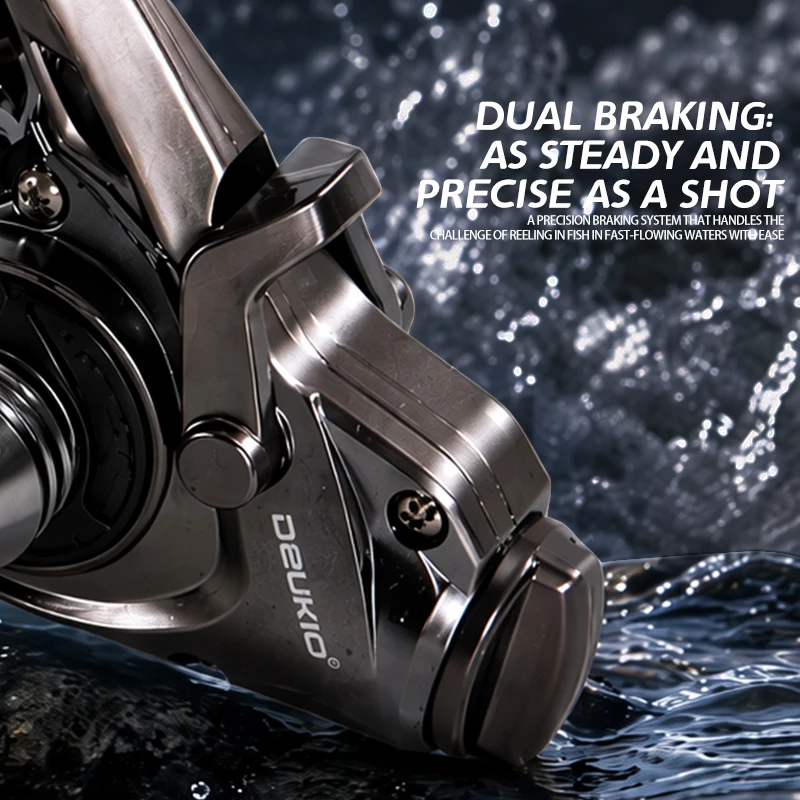 DEUKIO Mini Double Brake Desig - Trolling Reel 评论和价格